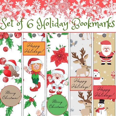 Seasonal bookmarks with Christmas trees and Halloween pumpkins