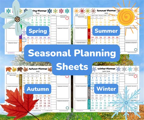 Seasonal Calendar Planning