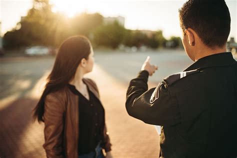 Security Officer Providing Customer Service