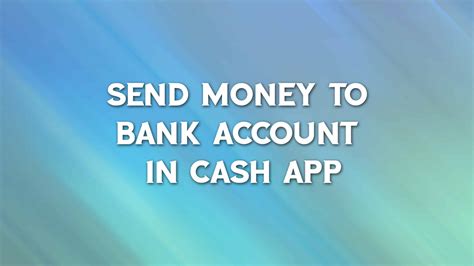 Send Money to Bank Account