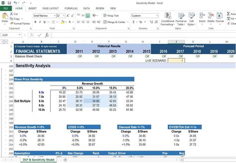 Sensitivity Analysis