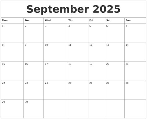 September 2025 time management