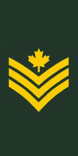 Sergeant Canadian Military Rank