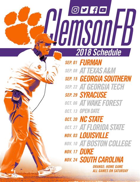 Clemson Calendar Setup Process