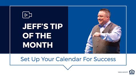 Setting up calendar for success