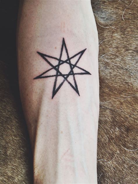 Seven-Pointed Star Tattoos