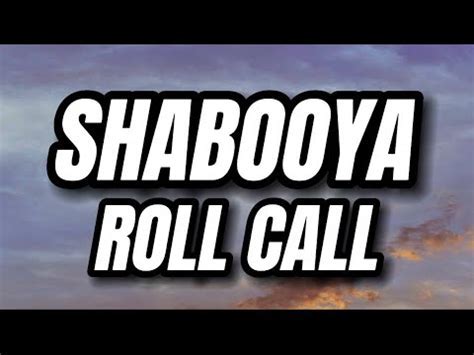 Shabooya Roll Call Song Engaging Audience 1