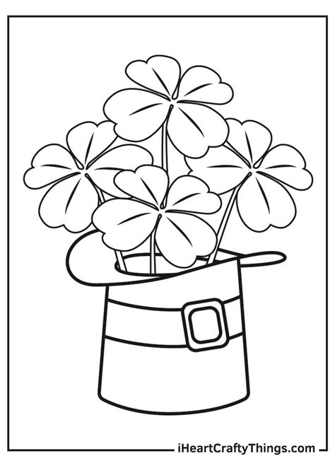 Shamrock coloring book