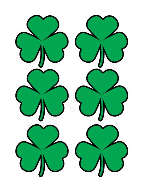 Shamrock printable centerpieces