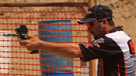 Regular practice is essential to improve your skills and build confidence with the revolver