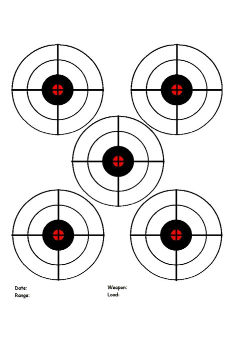 Types of Paper Shooting Range Targets