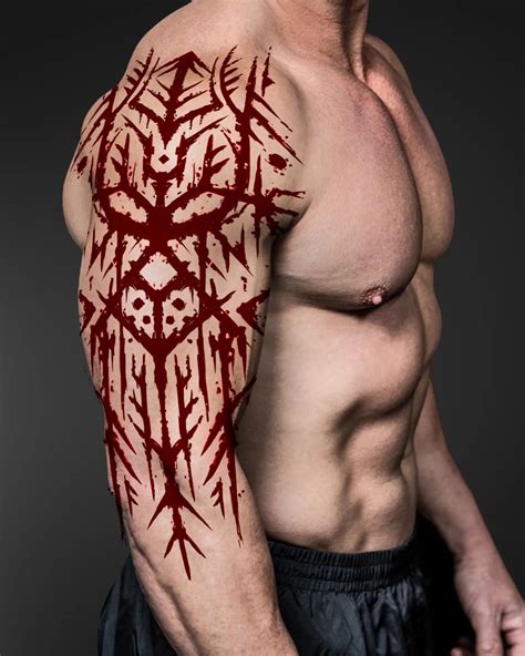 Shoulder tattoo designs for men