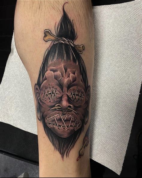 Shrunkin head tattoo styles