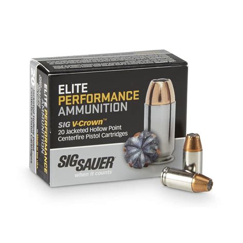 Sig Sauer 9mm ammo