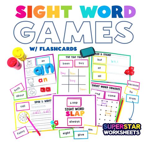 Sight words games