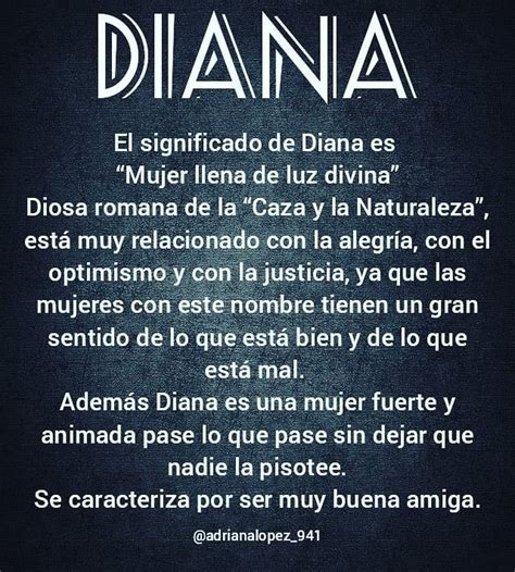 Significado del nombre Diana