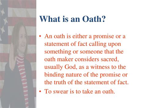 Significance of the Oath