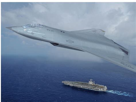 Artist's rendering of a sixth-generation fighter jet