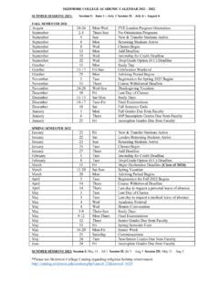 Skidmore College Academic Calendar Image 9