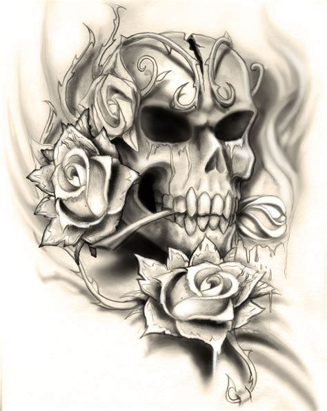 Skull Tattoo Stencils