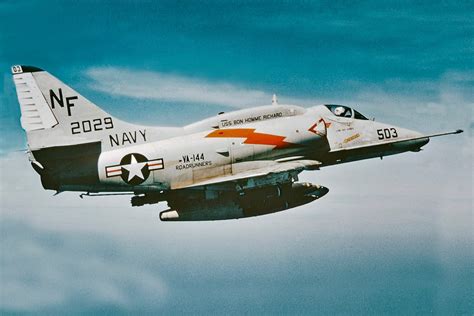 A-4 Skyhawk in flight