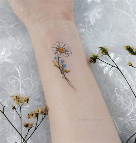 Small birth flower tattoos