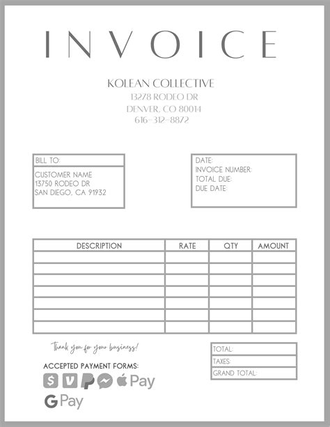 Using free invoice forms and printable templates for small businesses