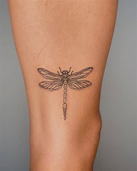 Small and Delicate Dragonfly Tattoo Designs