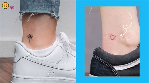 Small tattoos on ankle