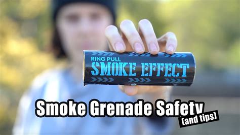 Smoke grenade safety