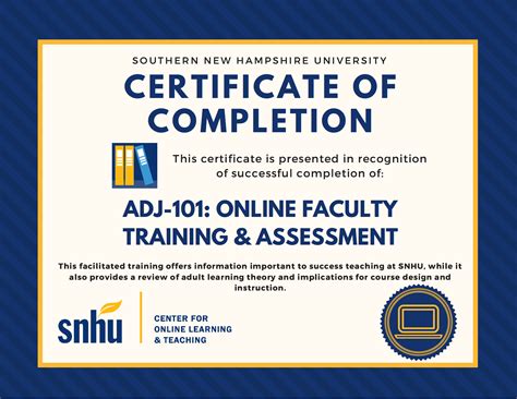 SNHU Certificate Programs