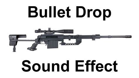 Sniper bullet drop