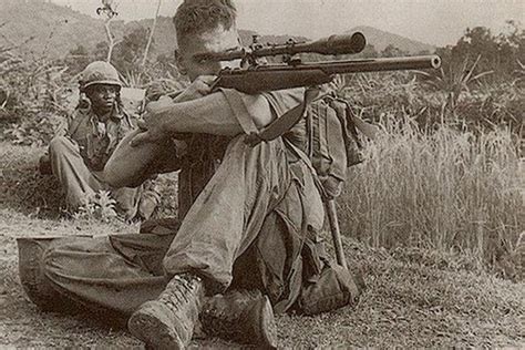 A sniper in World War I