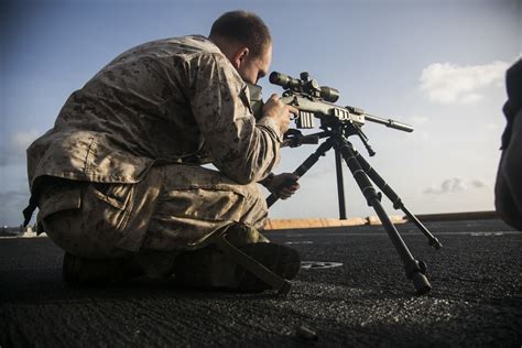 A sniper in action