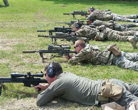 Sniper training in the military