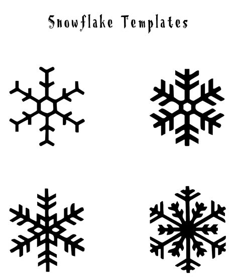 Snowflakes Templates