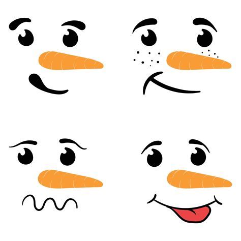 Snowman Printable Templates