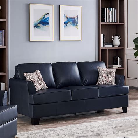 Soft Navy Blue Couch