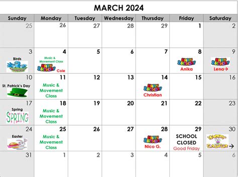 Soka Academic Calendar Image