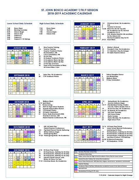 Soka Academic Calendar Structure