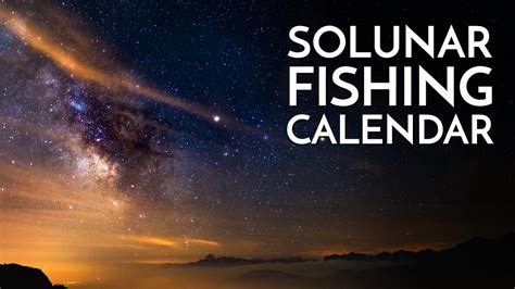 Solunar fishing tips