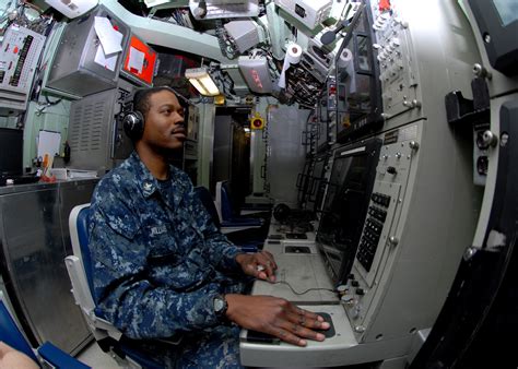 Sonar Technician on a Navy ship