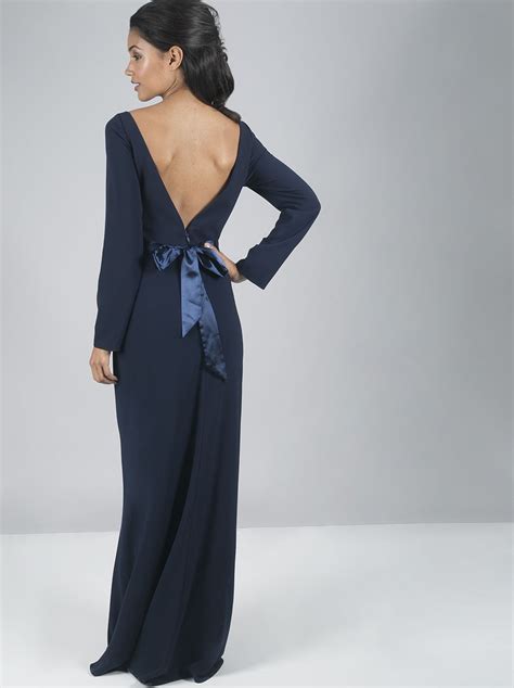 Sophisticated Navy Bridesmaid Dresses