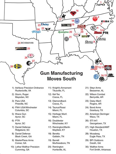 South Carolina firearm manufacturing growth