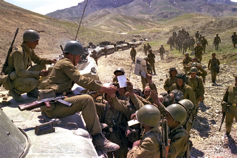 Soviet-Afghan War in 1980