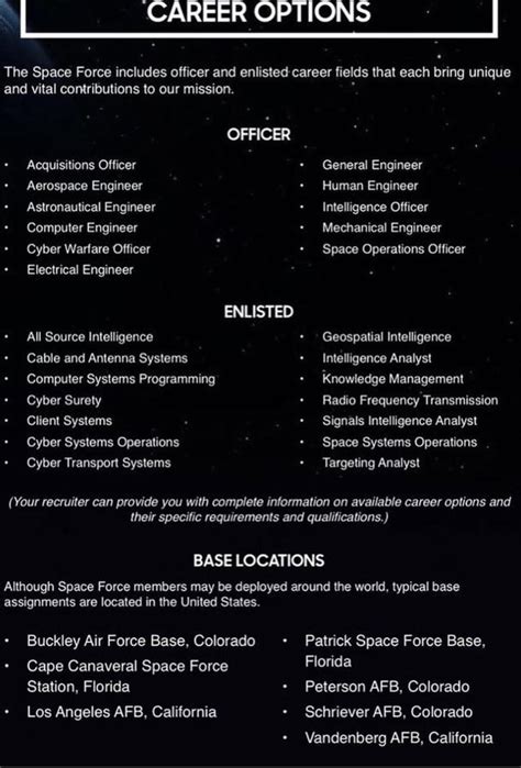 Space Force Career Options Image 7