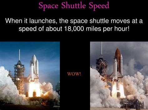 Space Shuttle speed