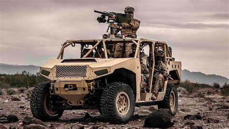 Special Forces vehicle in desert terrain