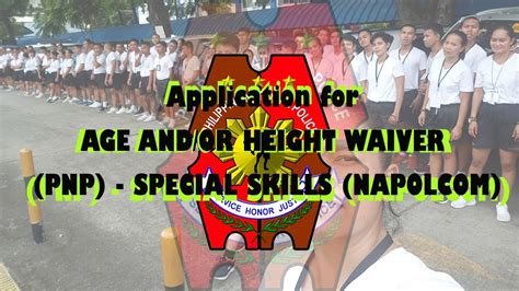 Special Skills Waiver