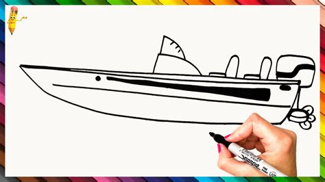 Speedboat Drawing